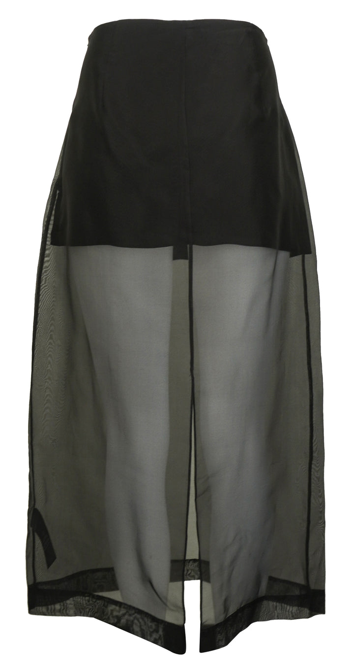 Frame The Silk Organza Skirt in Black - Discounts on Frame at UAL