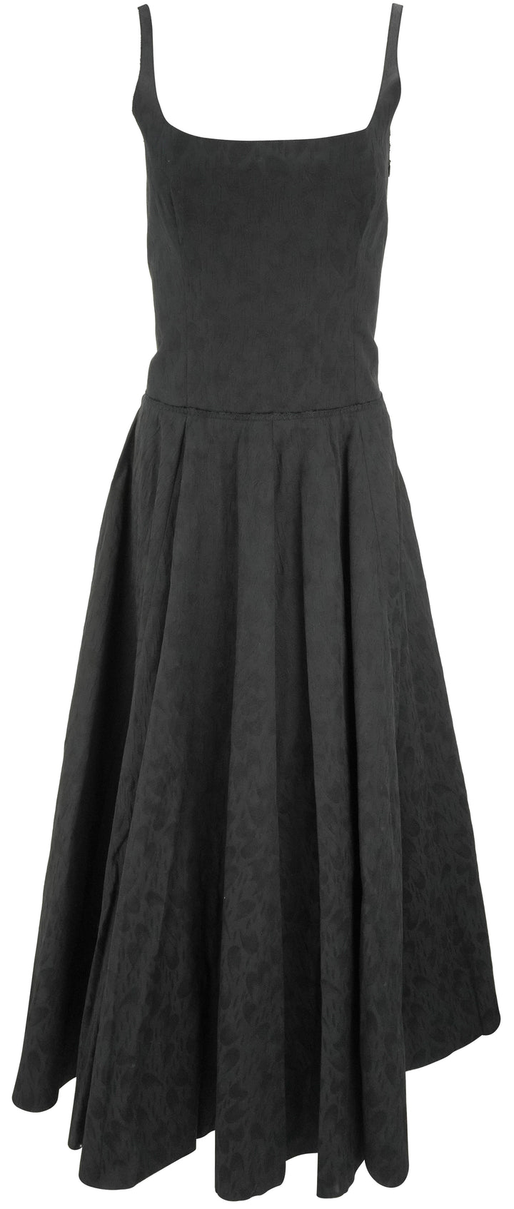 Marni Waves and Drops Cotton Jacquard Dress in Black - Discounts on Marni at UAL