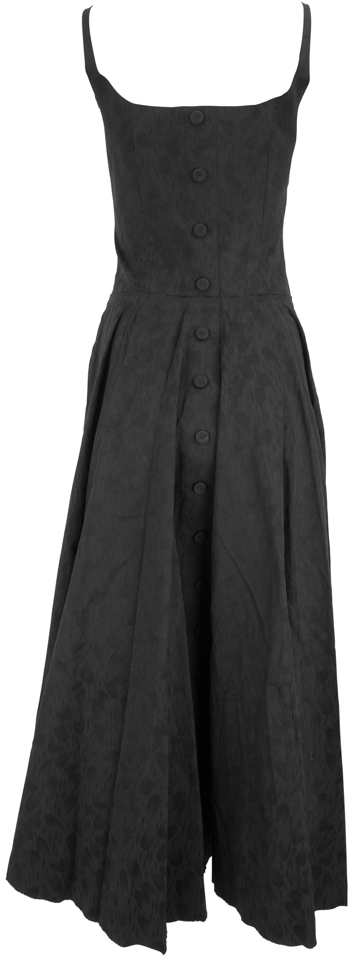 Marni Waves and Drops Cotton Jacquard Dress in Black - Discounts on Marni at UAL