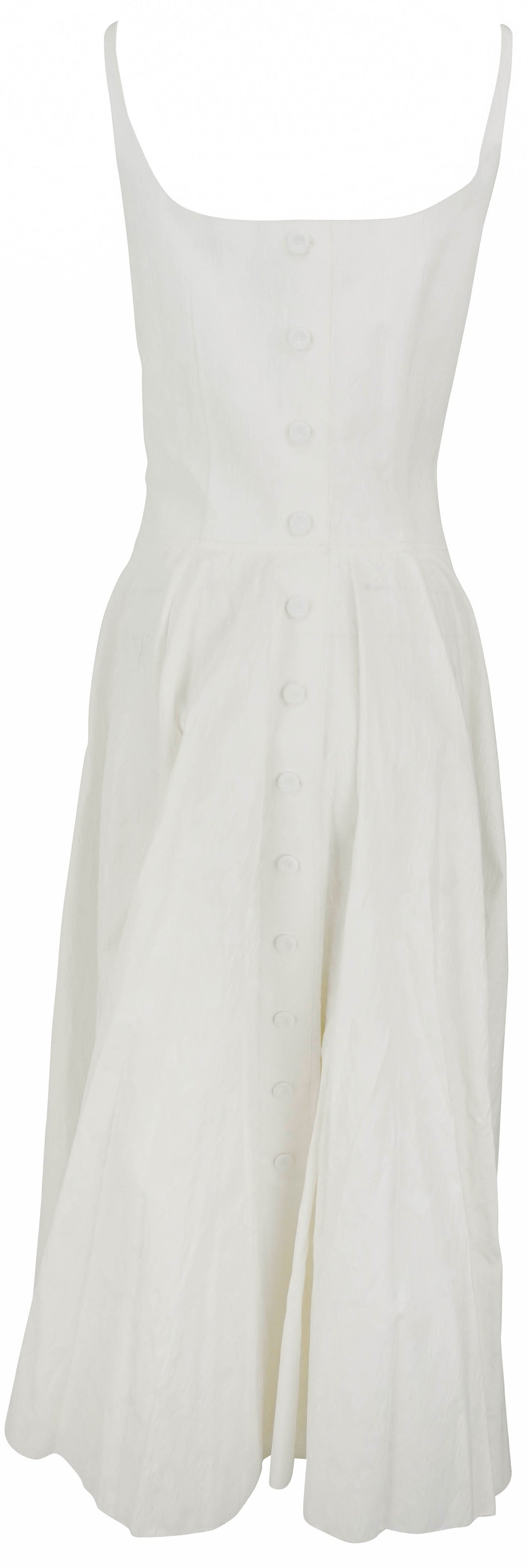 Marni Waves and Drops Cotton Jacquard Dress in Natural White - Discounts on Marni at UAL