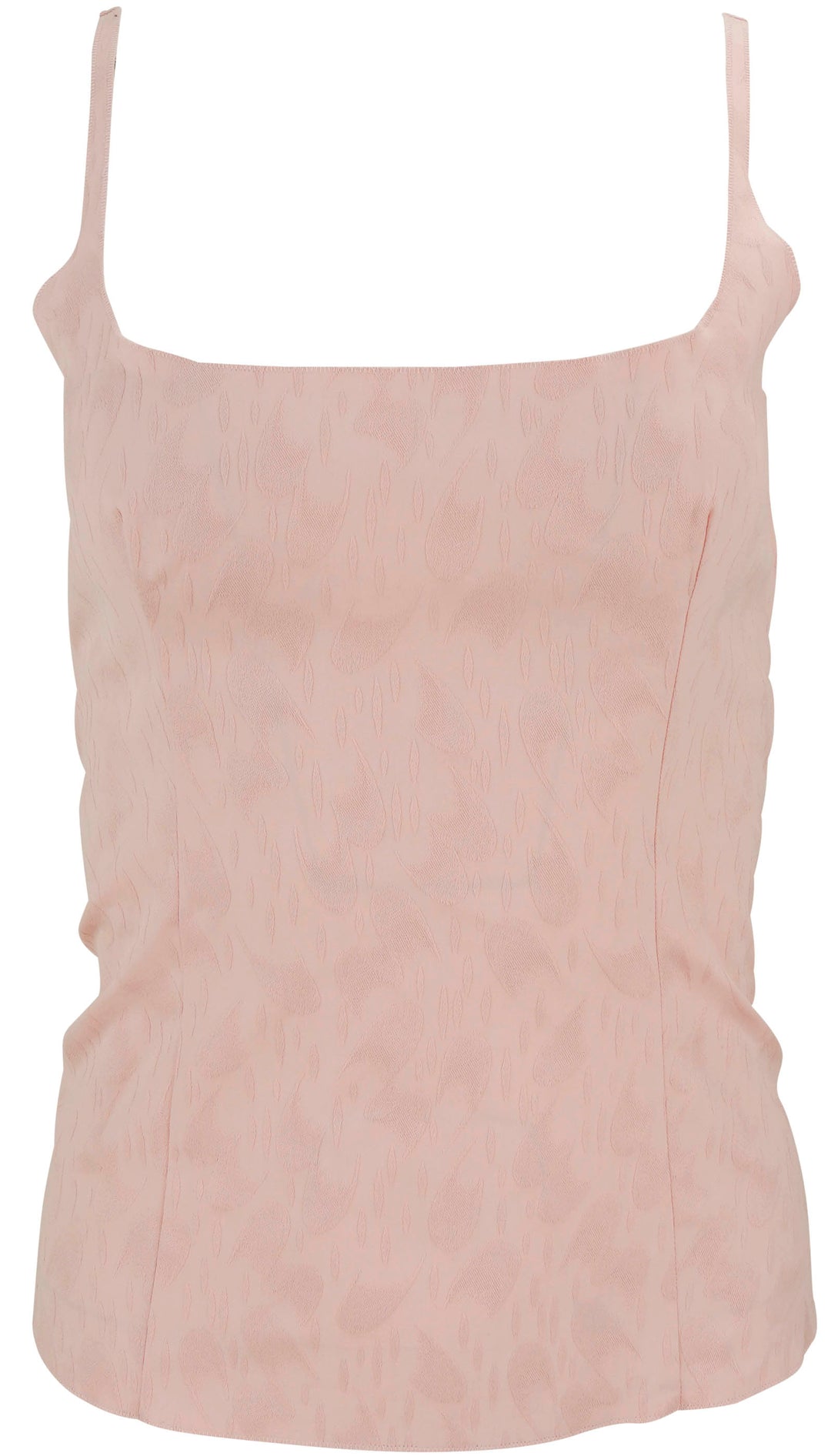 Marni Waves and Drops Cotton Jacquard Tank Top in Azalea Pink - Discounts on Marni at UAL