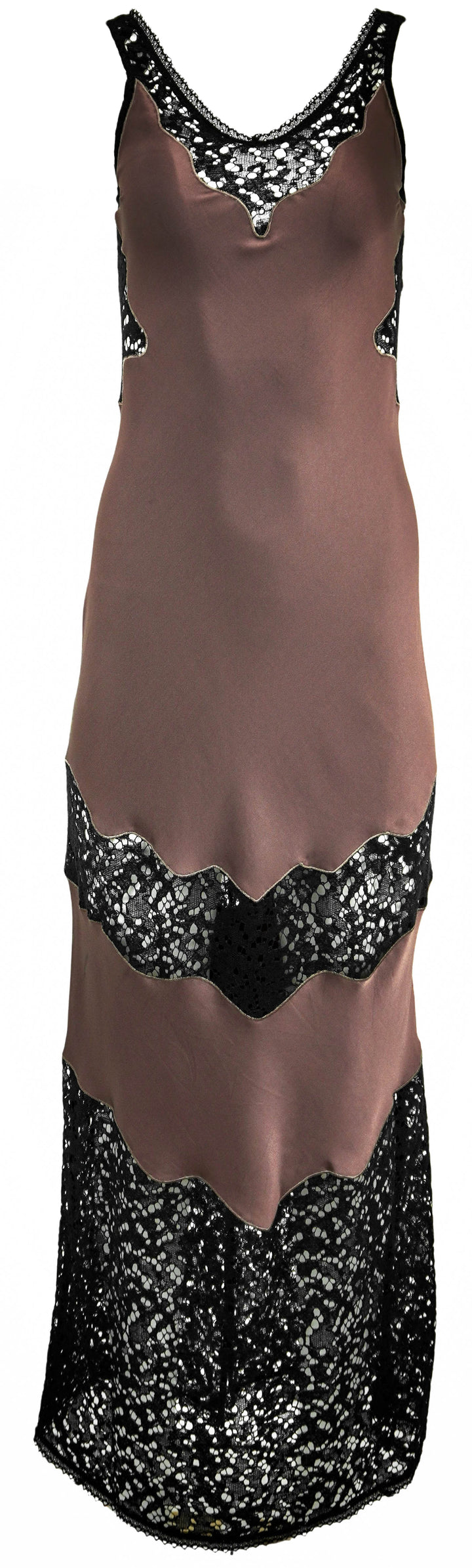 Jonathan Simkhai Lacey Slip Dress in Mocha