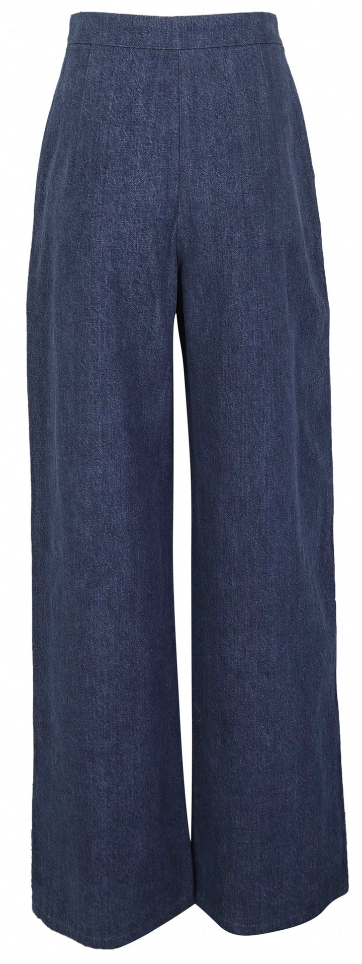 Fforme High Rise Denim Trousers in Dark Blue