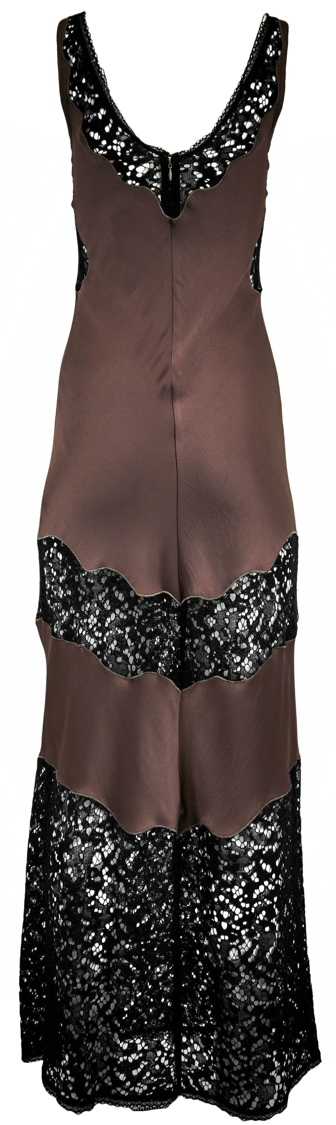 Jonathan Simkhai Lacey Slip Dress in Mocha