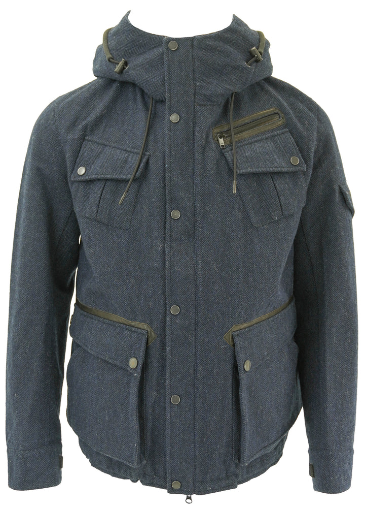 Y-3 Cargo Long Sleeve Jacket in Navy - Discounts on Y-3 at UAL