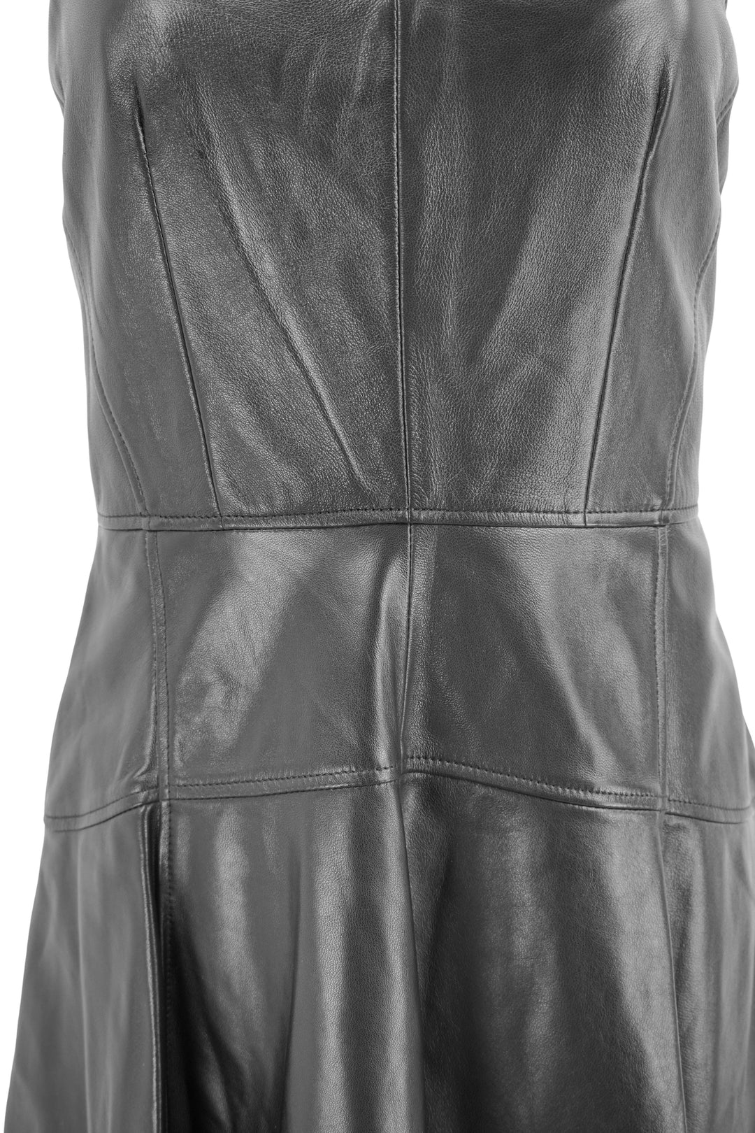 Ulla Johnson Thais Leather Dress in Black