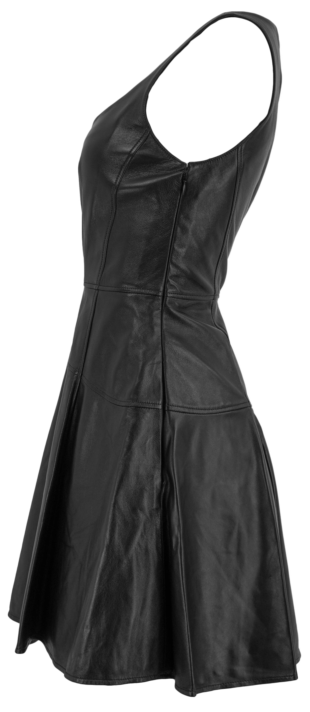 Ulla Johnson Thais Leather Dress in Black