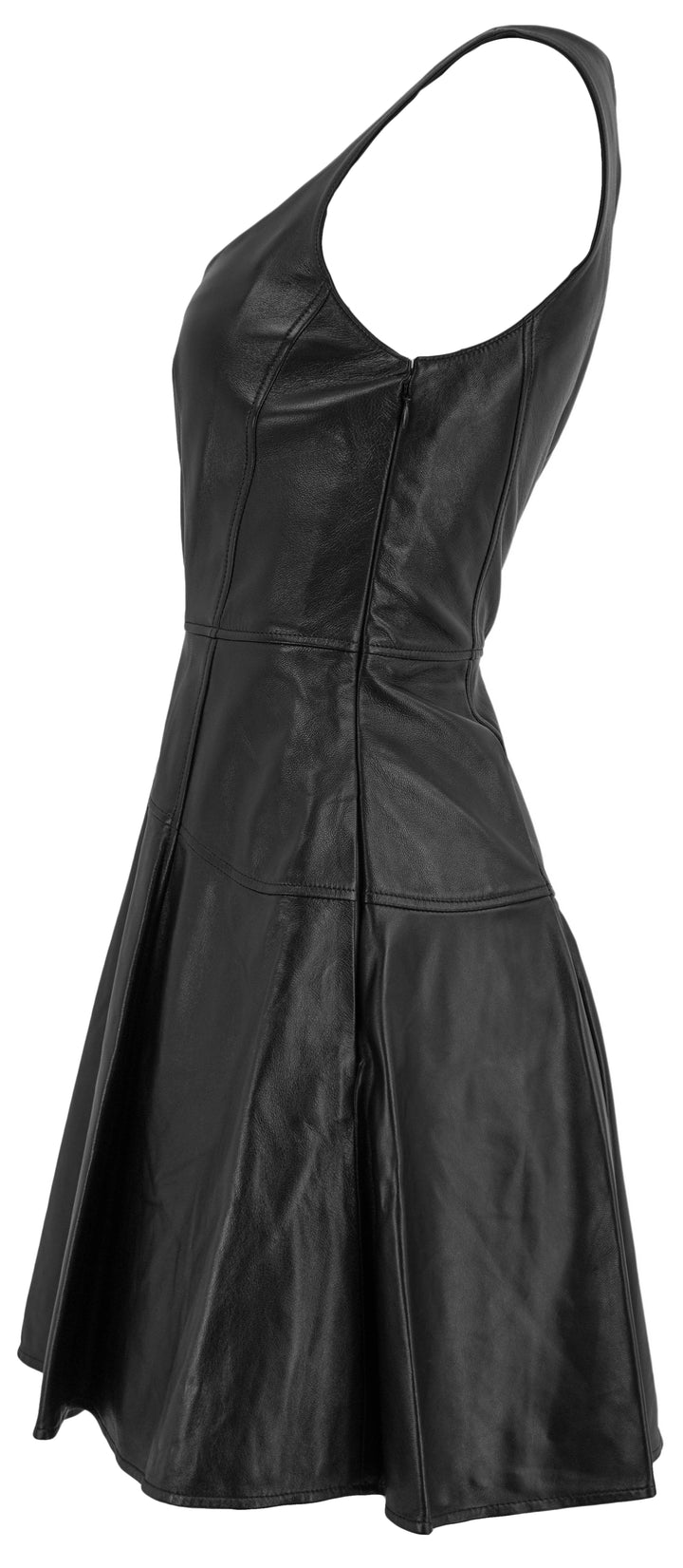 Ulla Johnson Thais Leather Dress in Black