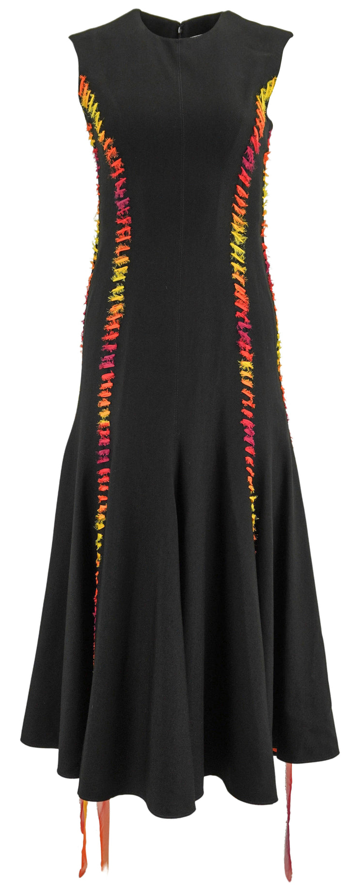 Gabriela Hearst Kendal Ribbon Dress in Black