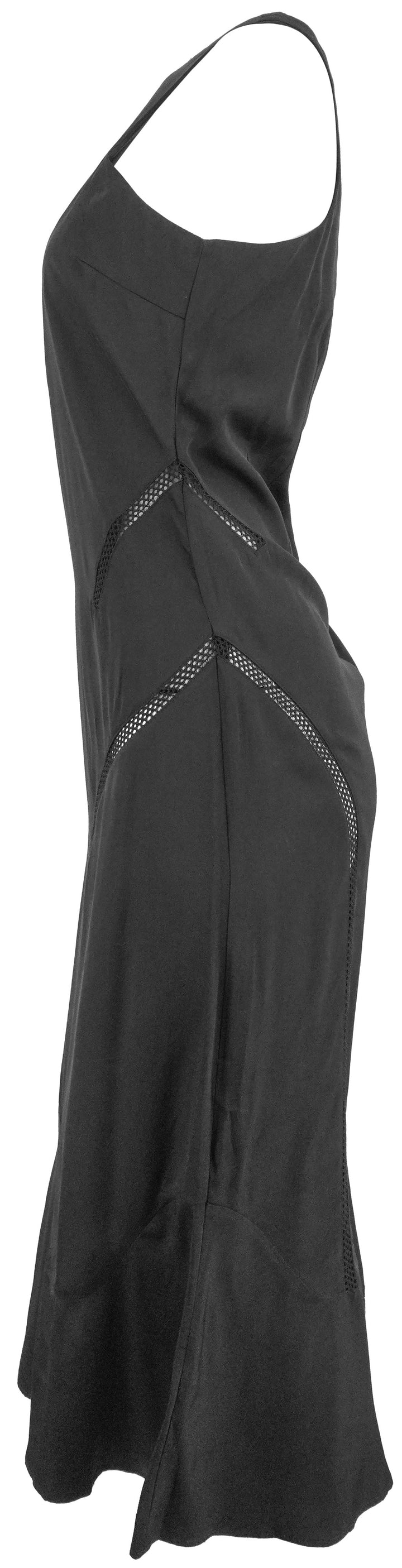 RÓHE Embroidered Tank Dress in Black - Discounts on RÓHE at UAL