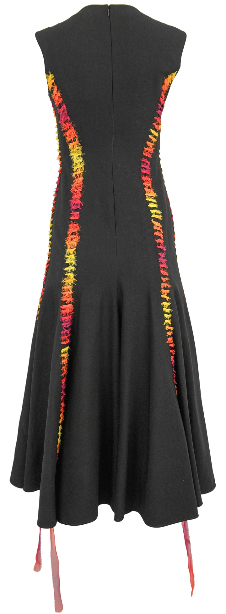 Gabriela Hearst Kendal Ribbon Dress in Black
