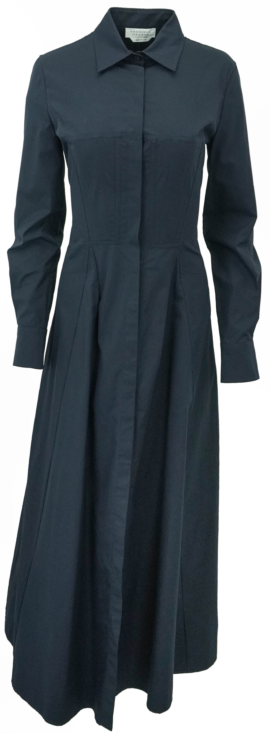 Gabriela Hearst Eugene Dress in Navy - Discounts on Gabriela Hearst at UAL