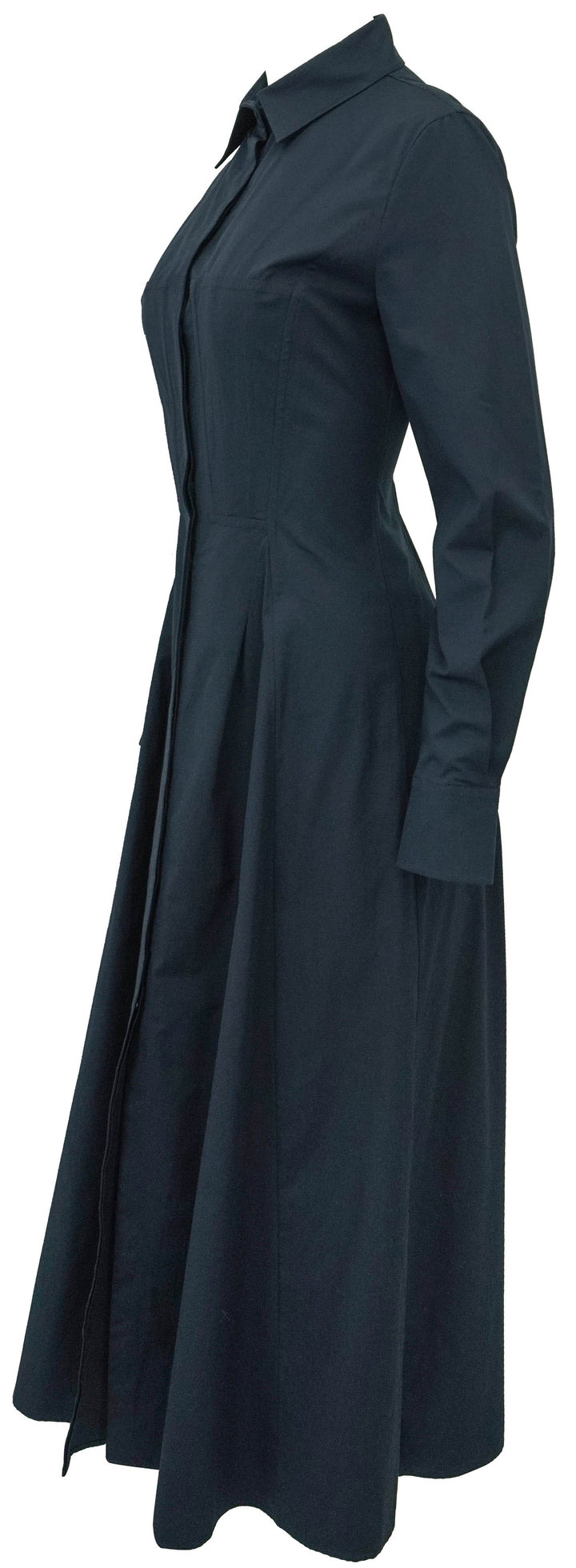 Gabriela Hearst Eugene Dress in Navy - Discounts on Gabriela Hearst at UAL