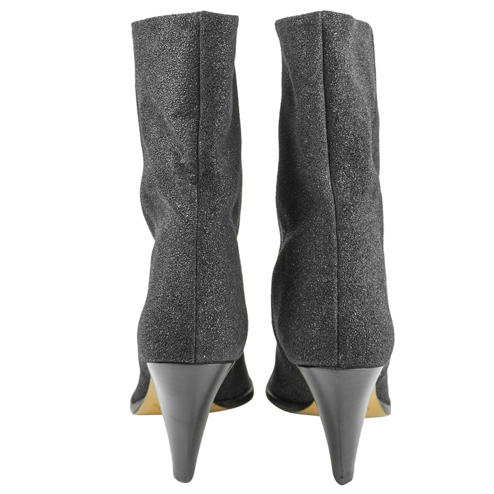 Isabel Marant Rouxa Suede 85mm Boots in Black - Discounts on Isabel Marant at UAL