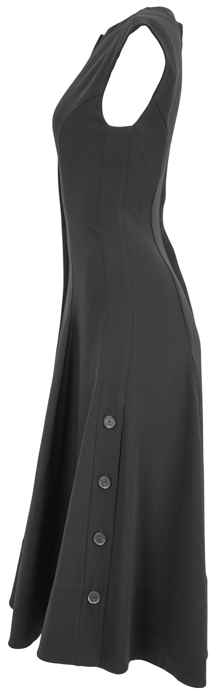 Proenza Schouler Chantal Fit & Flare Dress in Black