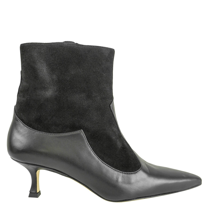 Manolo Blahnik Atalanta Bootie in Black - Discounts on Manolo Blahnik at UAL