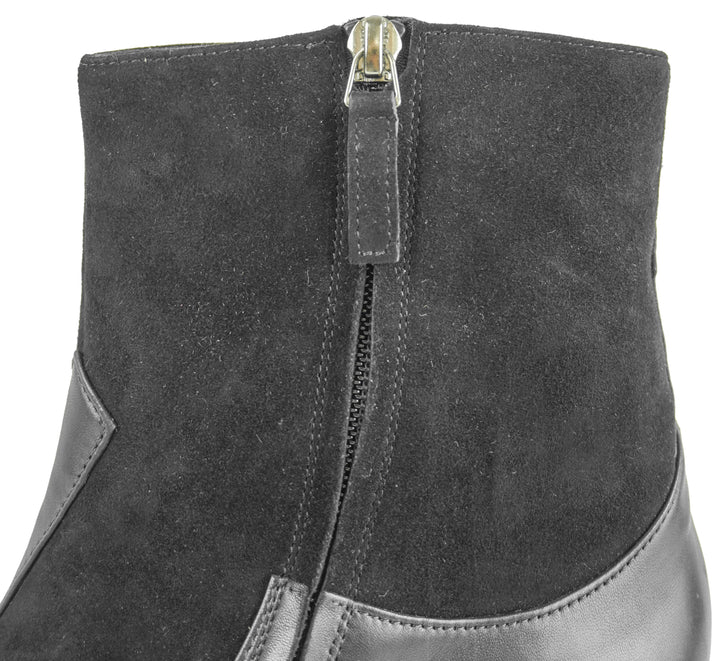 Manolo Blahnik Atalanta Bootie in Black - Discounts on Manolo Blahnik at UAL