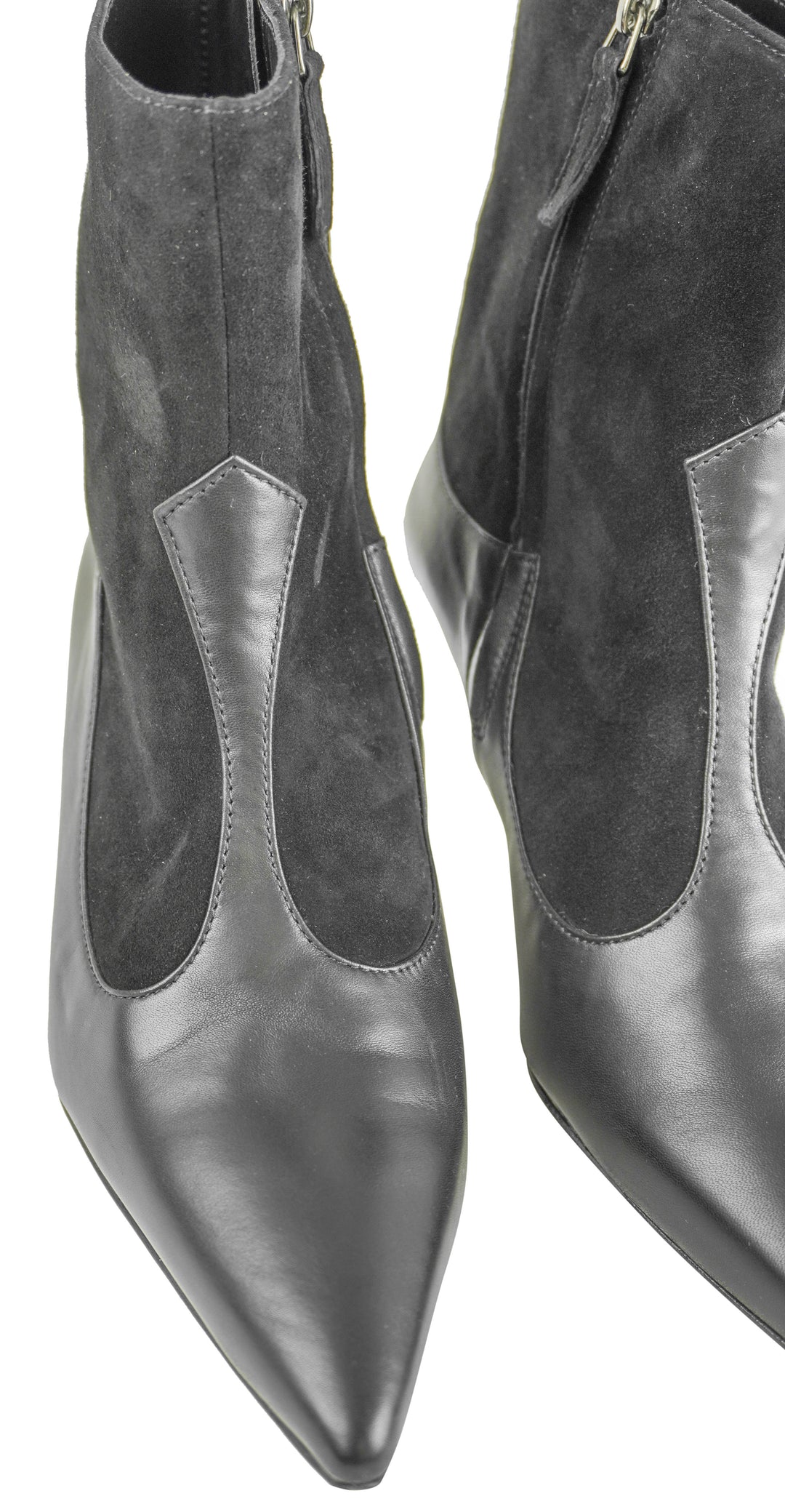 Manolo Blahnik Atalanta Bootie in Black - Discounts on Manolo Blahnik at UAL