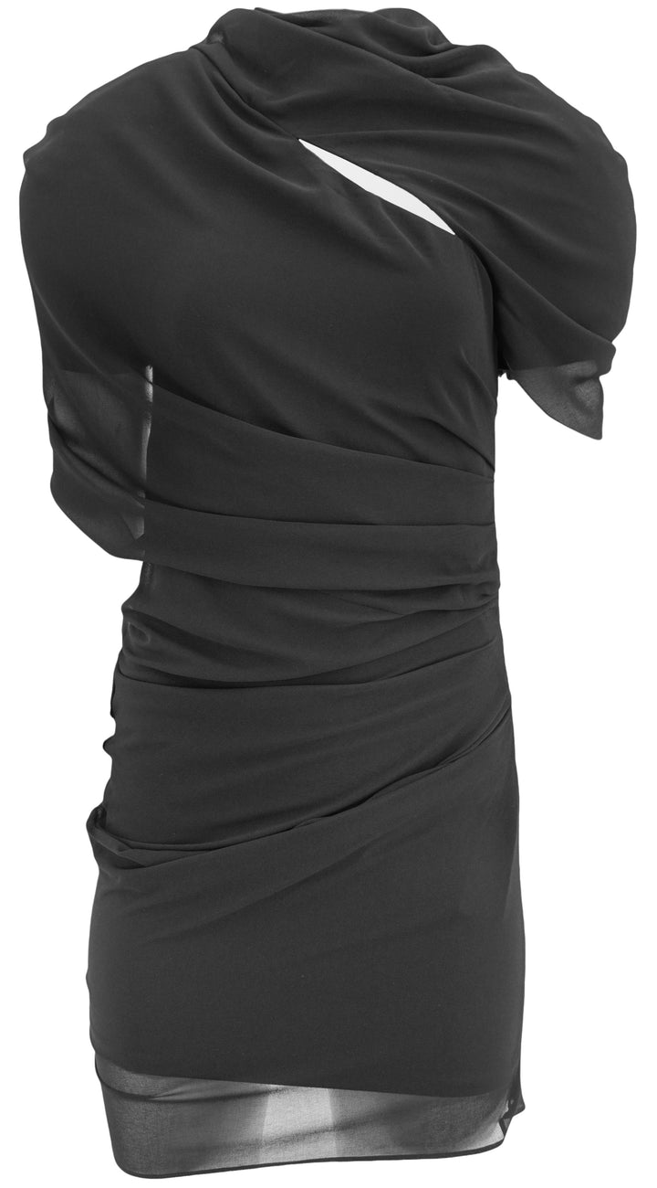 Jacquemus La Robe Castagna Dress in Black