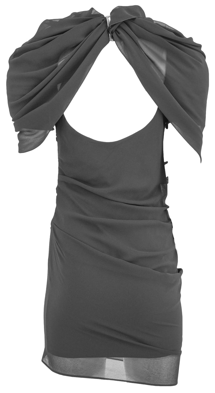 Jacquemus La Robe Castagna Dress in Black