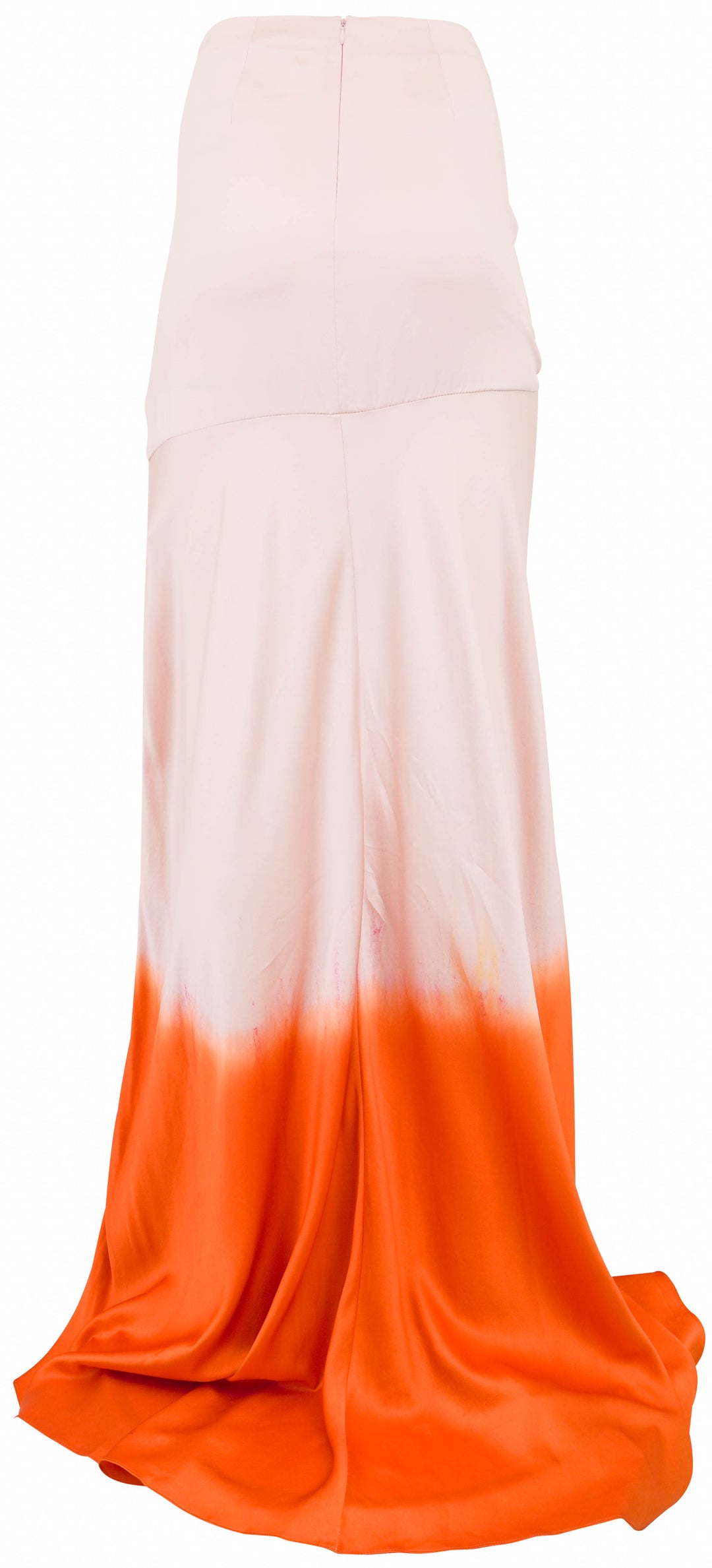 Alejandra Alonso Rojas Silk Ruched Maxi Skirt in Pink and Orange - Discounts on Alejandra Alonso Rojas at UAL
