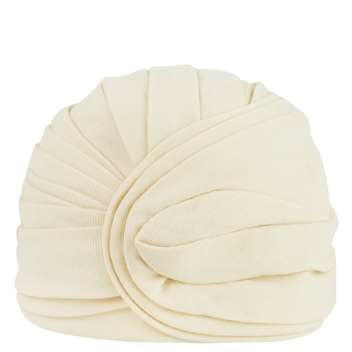 Valentino Turban Hat in Latte