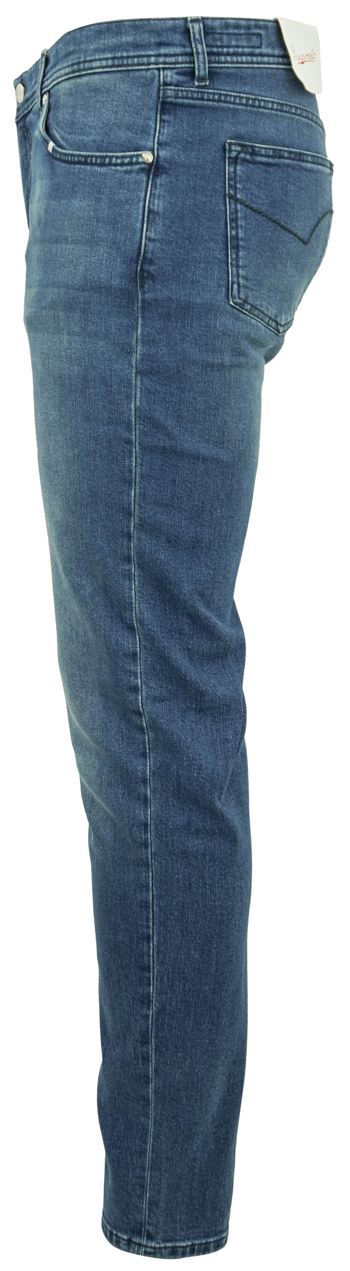 Marco Pescarolo Nerano Jeans in Medium Wash Denim - Discounts on Marco Pescarolo at UAL