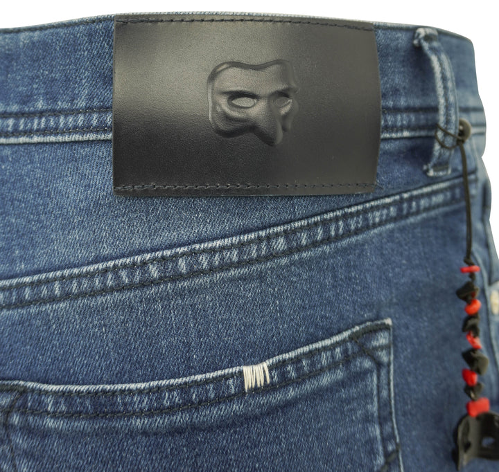 Marco Pescarolo Nerano Jeans in Medium Wash Denim - Discounts on Marco Pescarolo at UAL