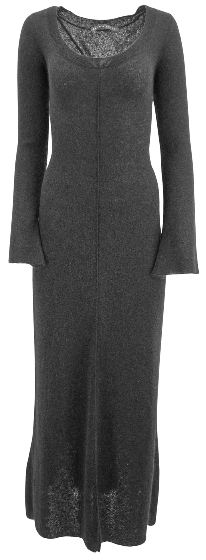 Zeynep Arcay V-Neck Sweater Dress in Black