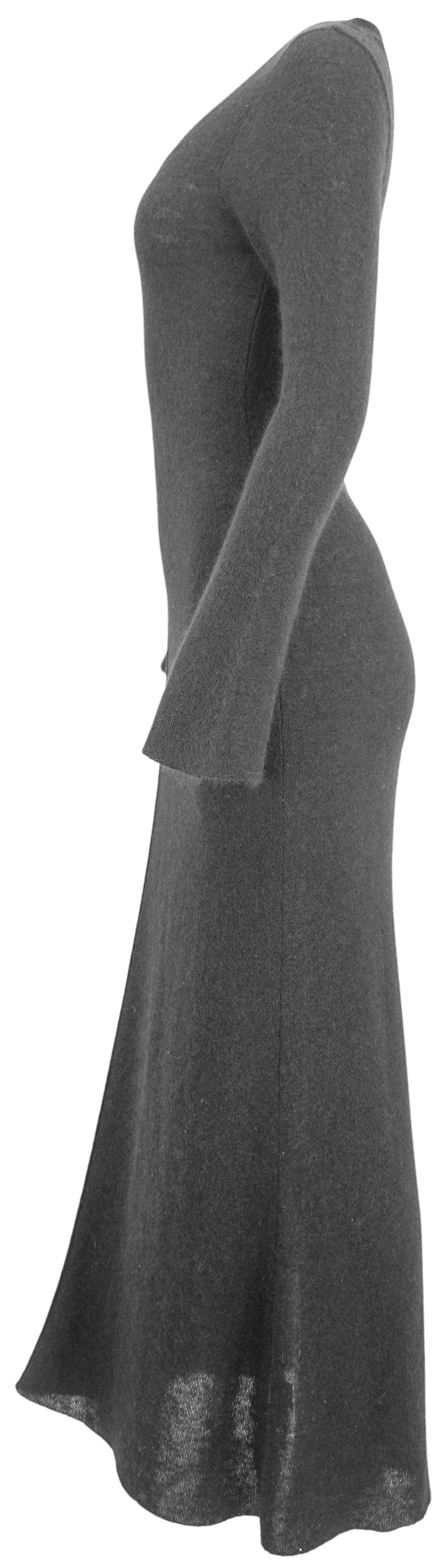 Zeynep Arcay V-Neck Sweater Dress in Black