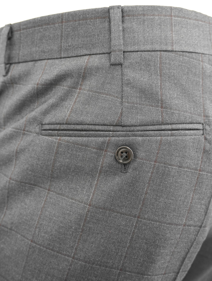 Belvest Wool Suit in Dark Grey - Discounts on Belvest at UAL