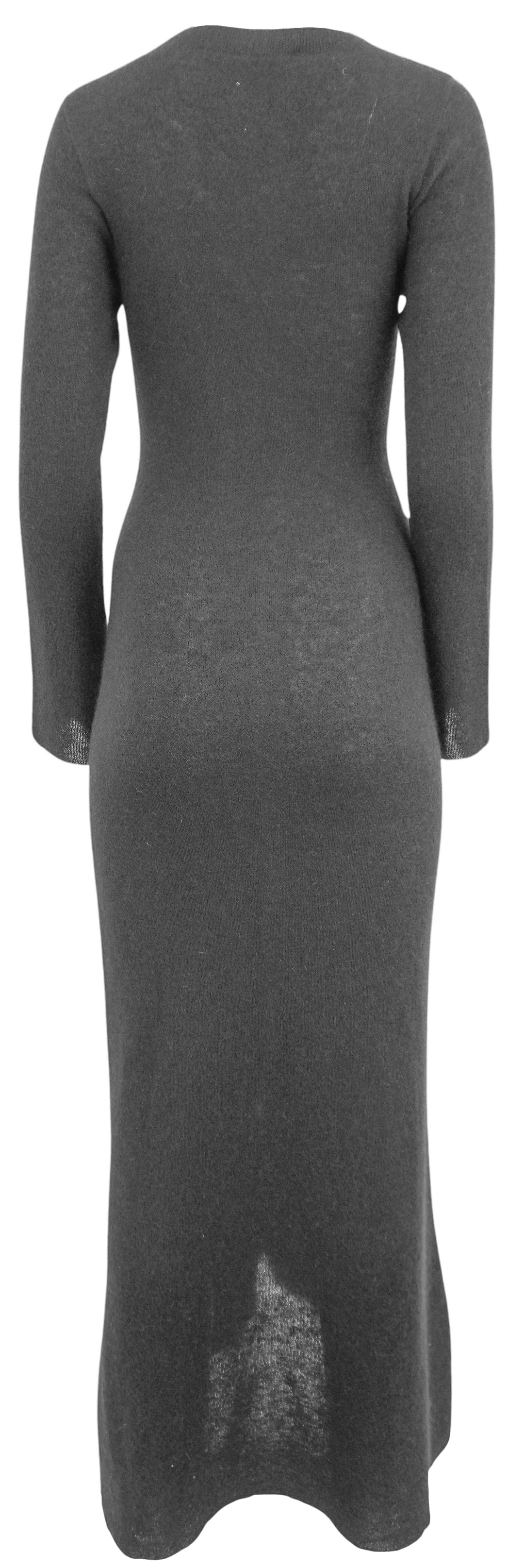 Zeynep Arcay V-Neck Sweater Dress in Black