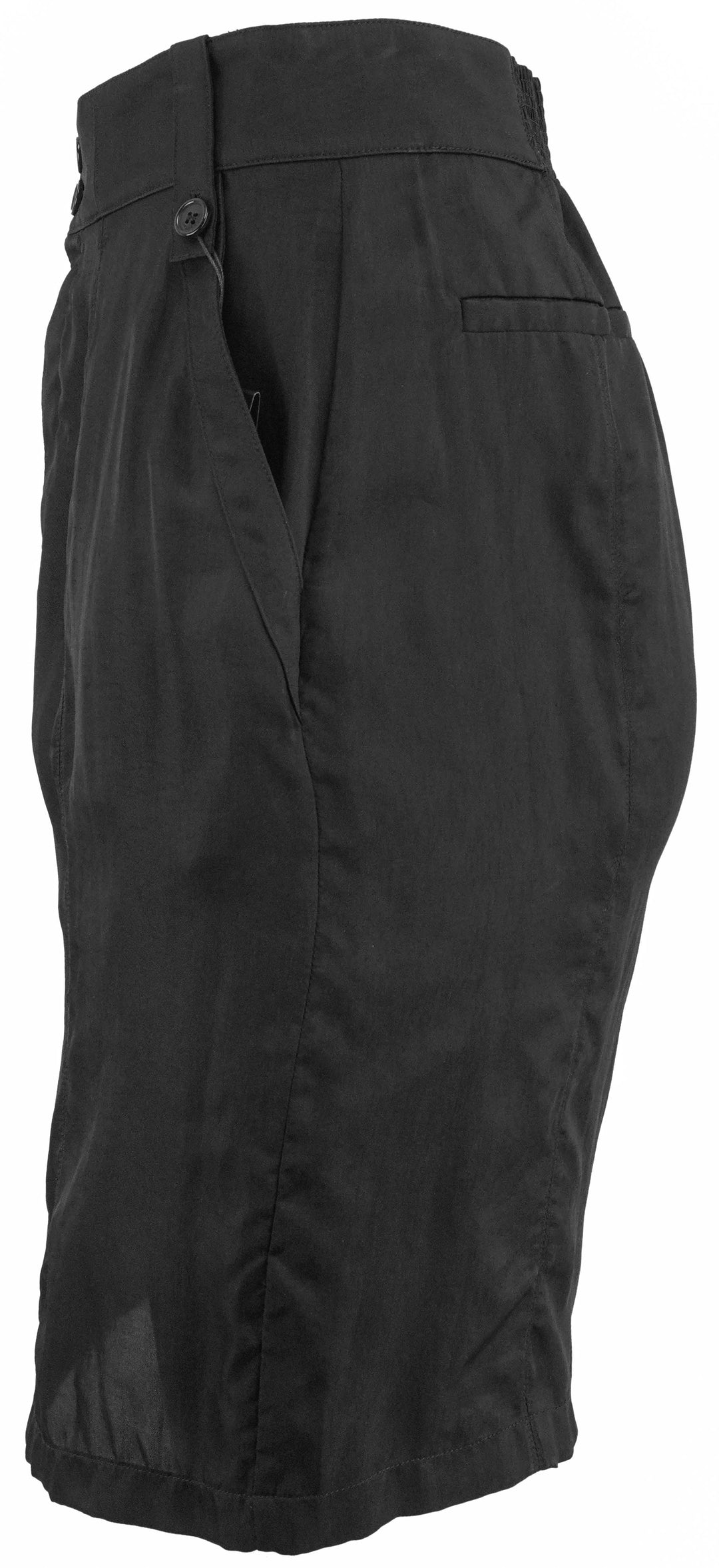 Saint Laurent Cupro Skirt with Pockets in Black - Discounts on Saint Laurent at UAL