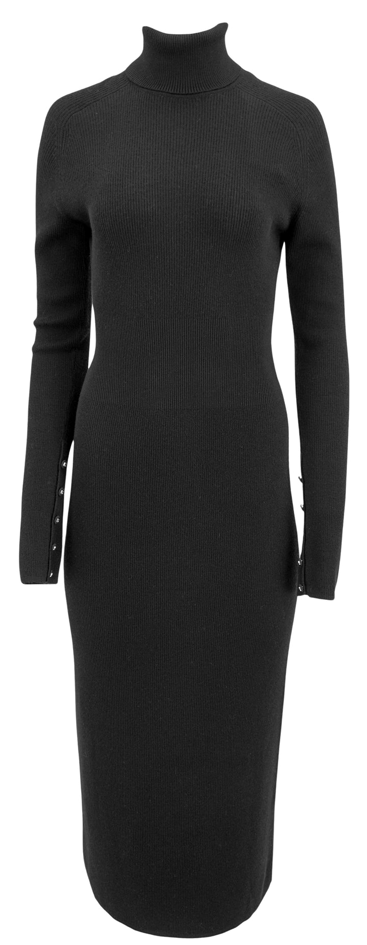 Gucci Ribbed Sweater Dress in Black