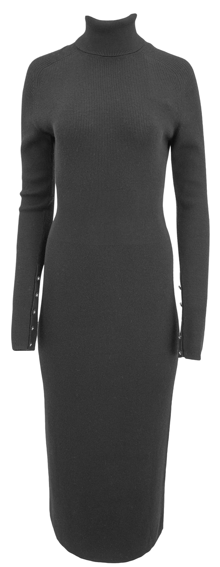 Gucci Ribbed Sweater Dress in Black