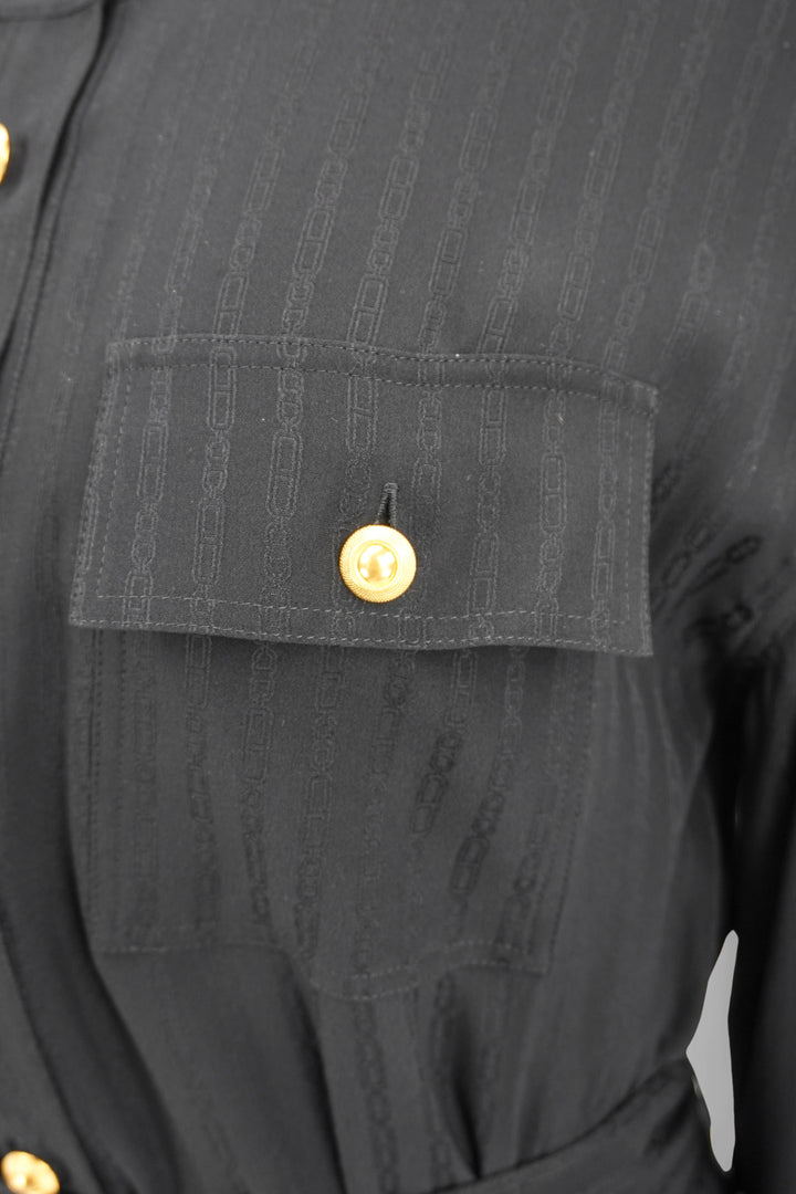 Tom Ford Whitney Shirt Dress in Black