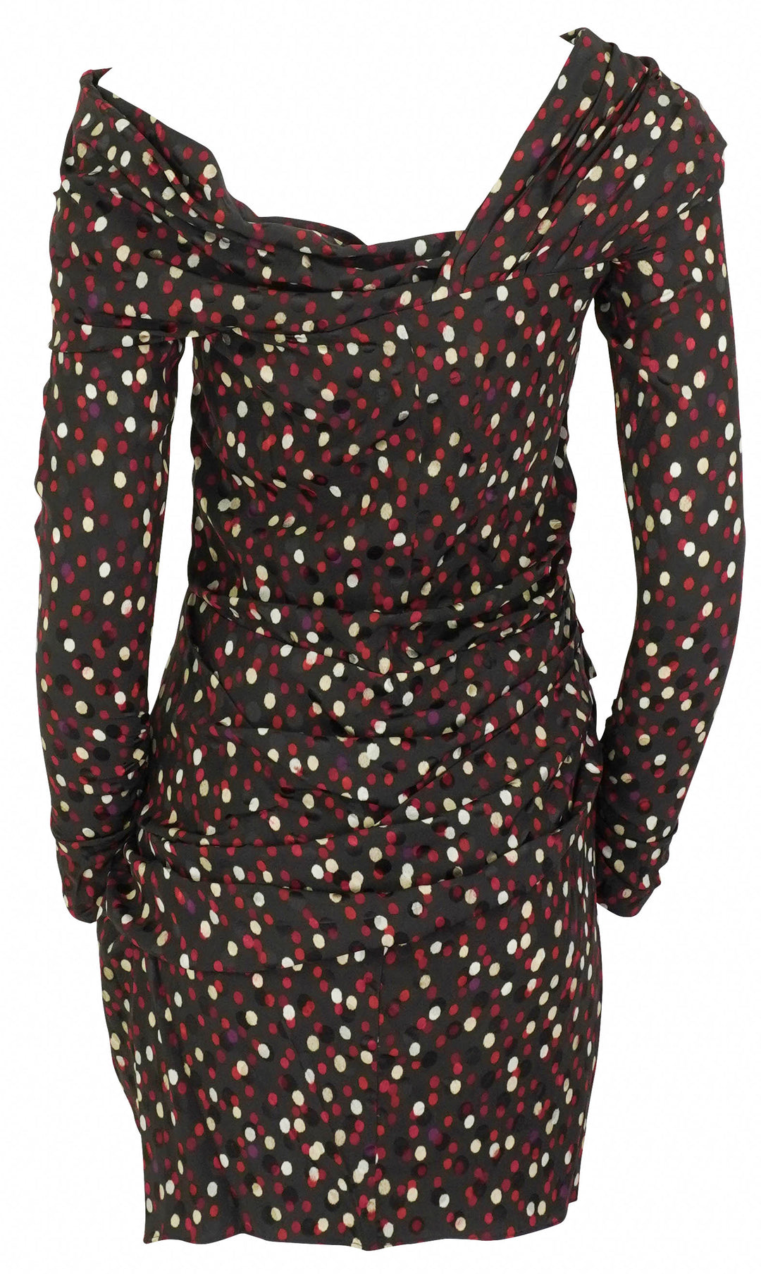 Isabel Marant Velari Dress in Black/Red - Discounts on Isabel Marant at UAL