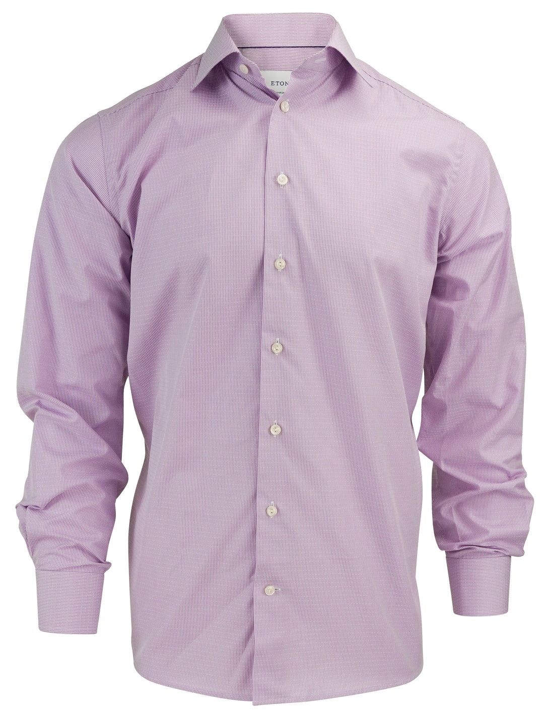 Eton Printed Button Up Shirt in Light Purple - Discounts on Eton at UAL