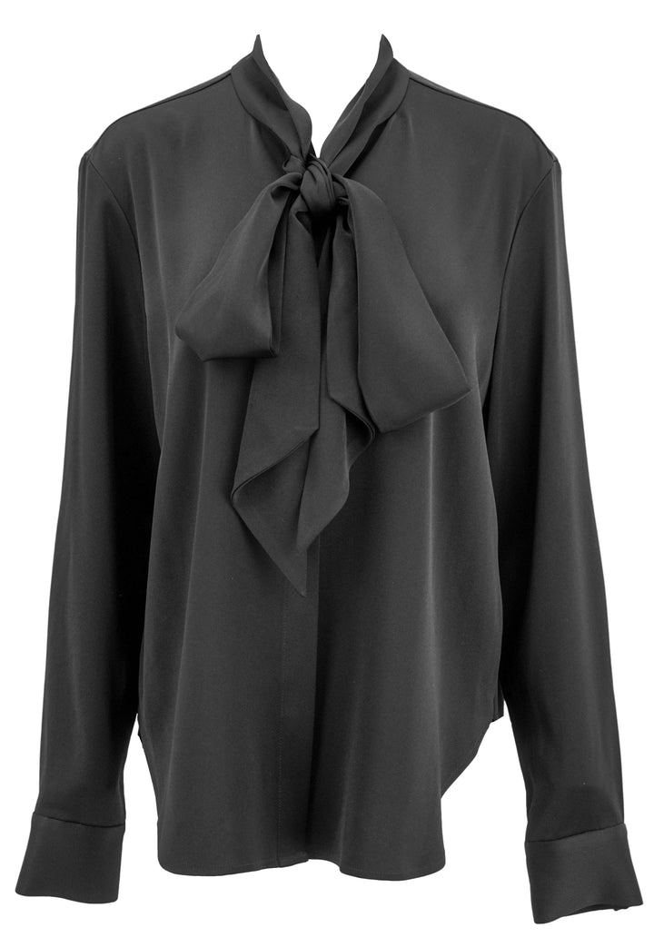 Alex Perry Tie Blouse in Black
