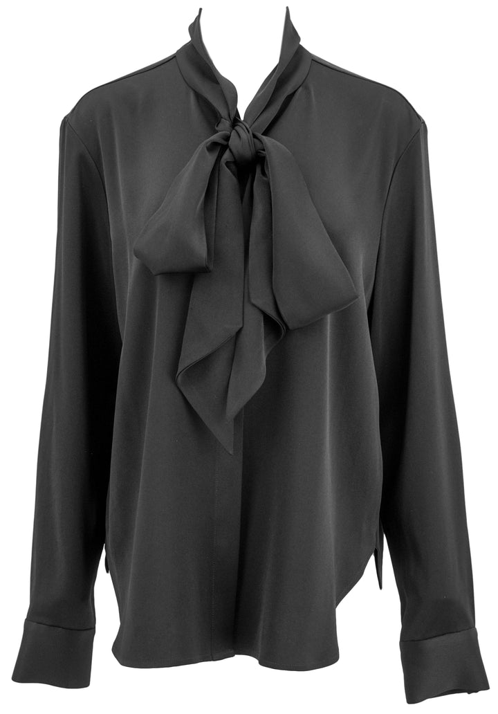 Alex Perry Tie Blouse in Black