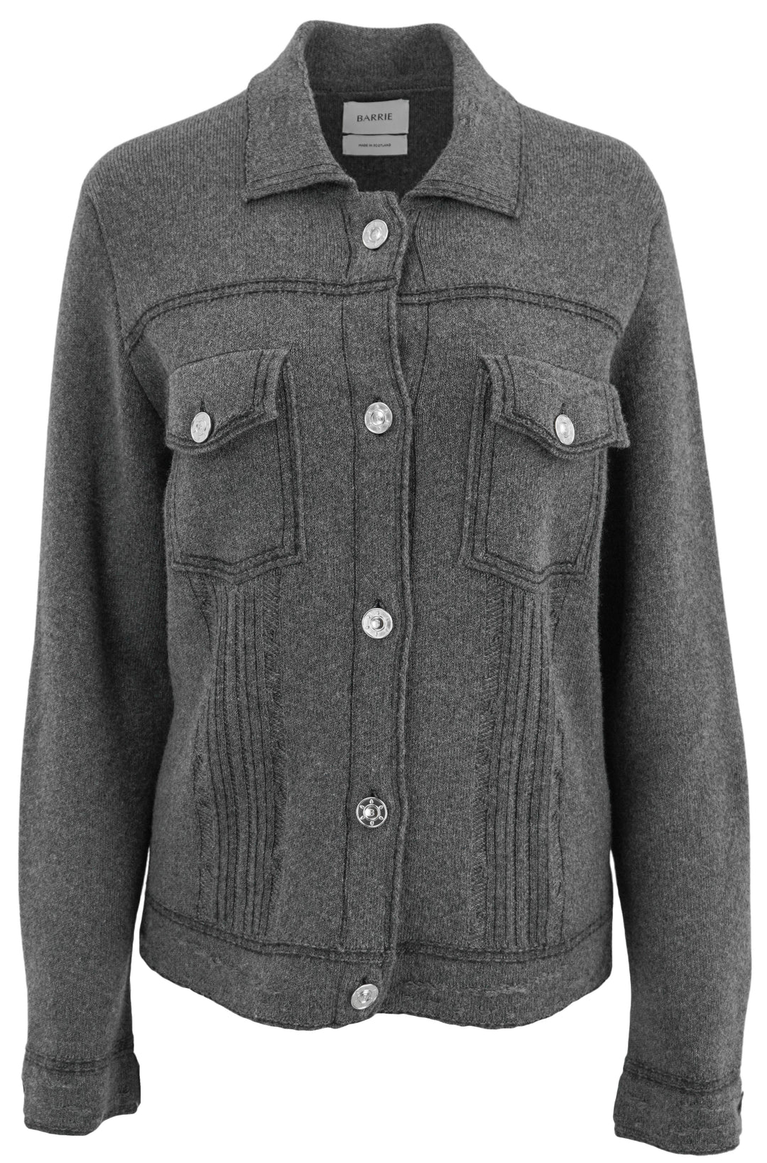 Barrie Cashmere Blend Jacket in Grey