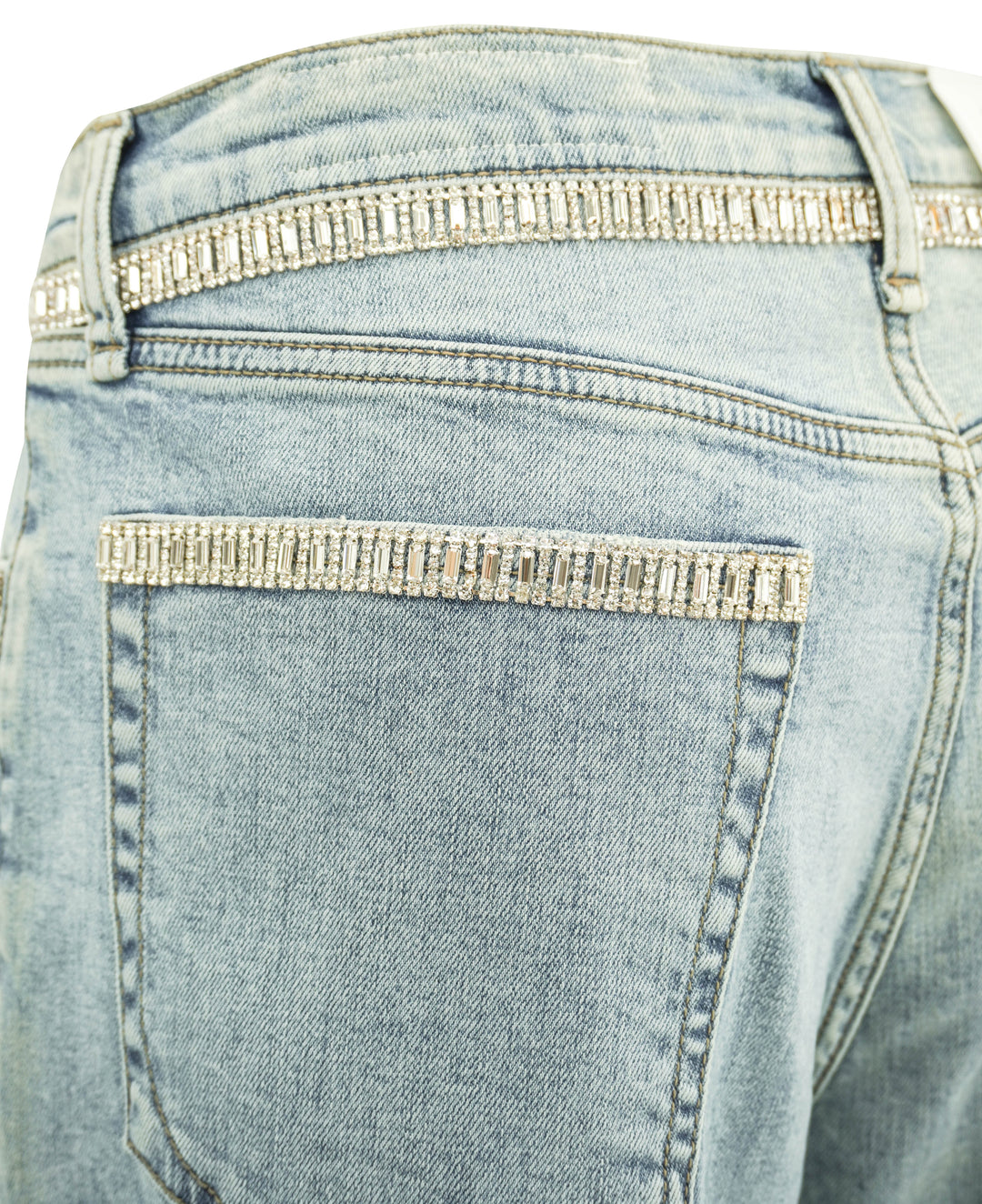 Rag & Bone The Ani Embellished Denim in Pacific - Discounts on Rag & Bone at UAL