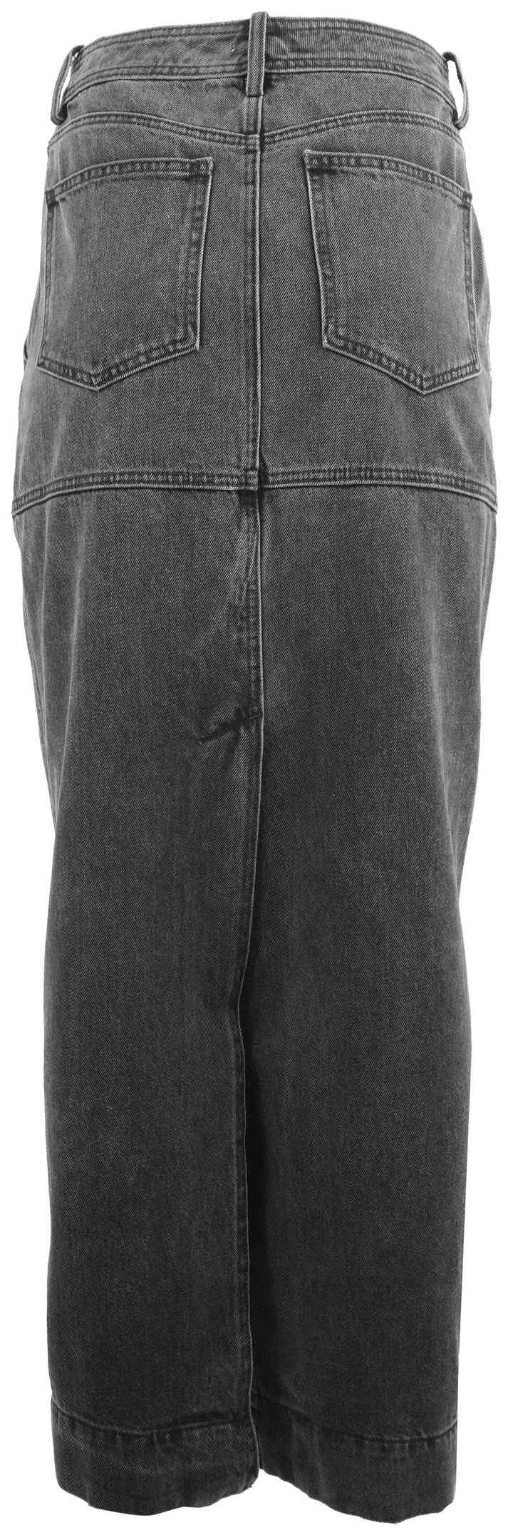 A.L.C. Hunter Denim Maxi Skirt in Washed Black - Discounts on A.L.C. at UAL