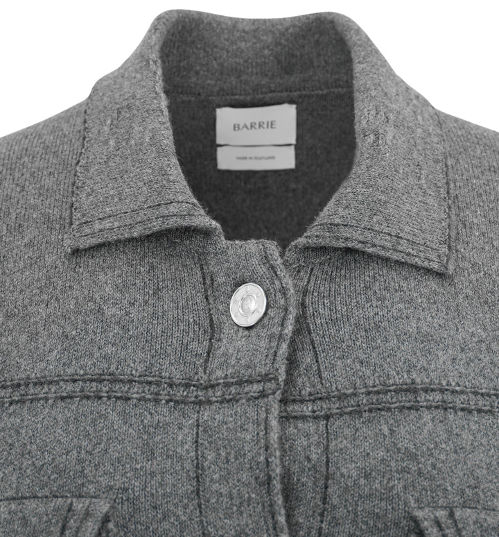 Barrie Cashmere Blend Jacket in Grey