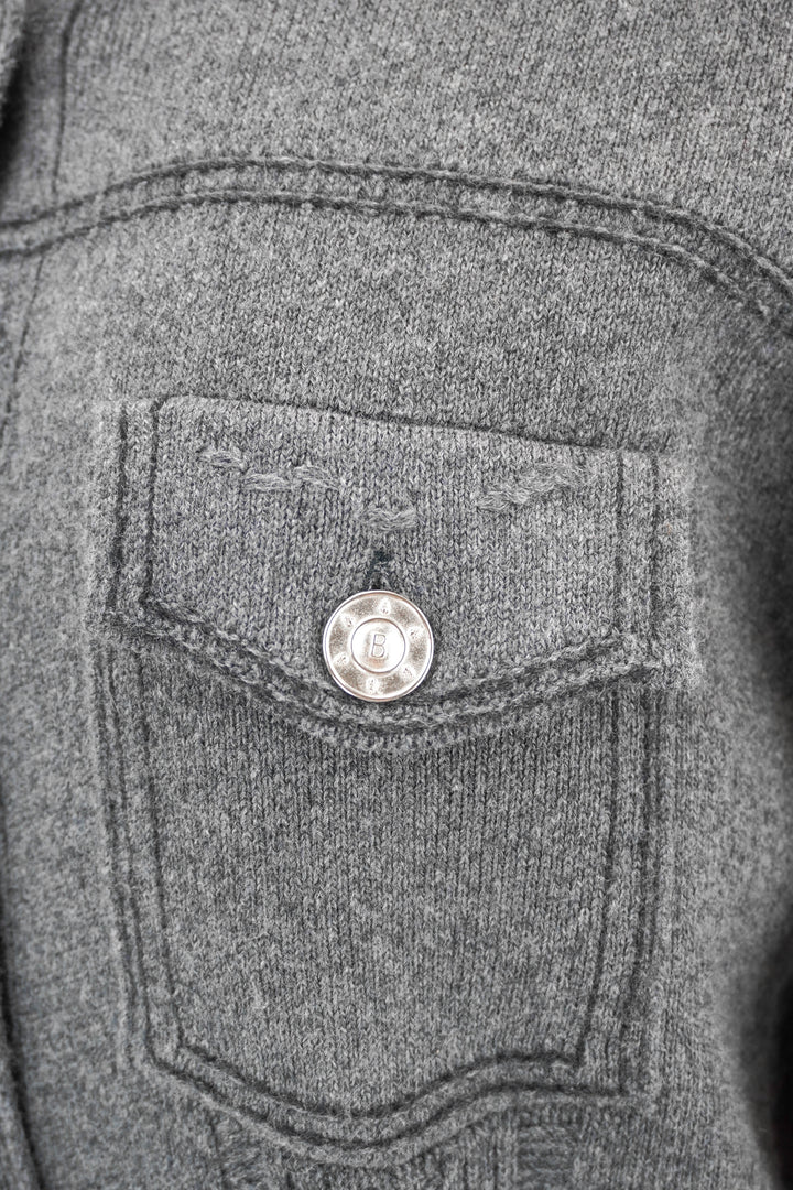 Barrie Cashmere Blend Jacket in Grey