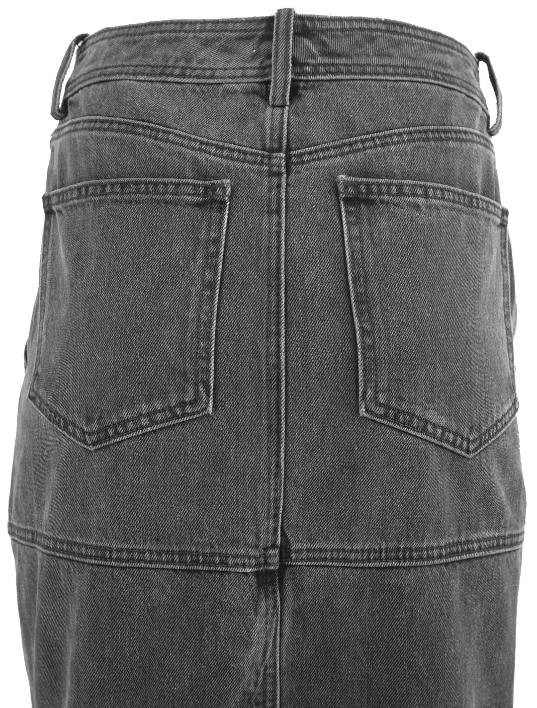 A.L.C. Hunter Denim Maxi Skirt in Washed Black - Discounts on A.L.C. at UAL