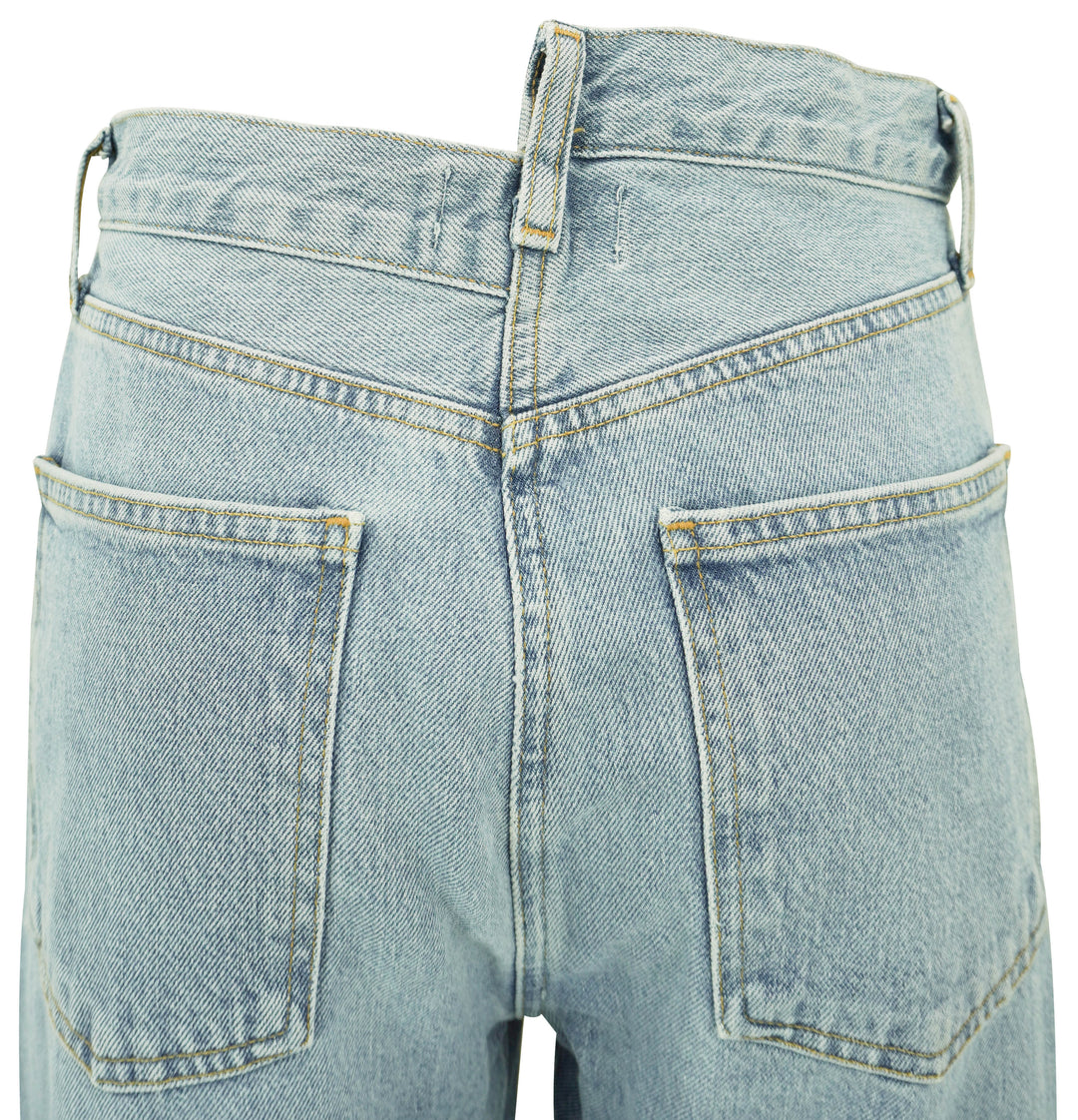 Agolde Criss Cross Waistband Denim in Dimension - Discounts on Agolde at UAL