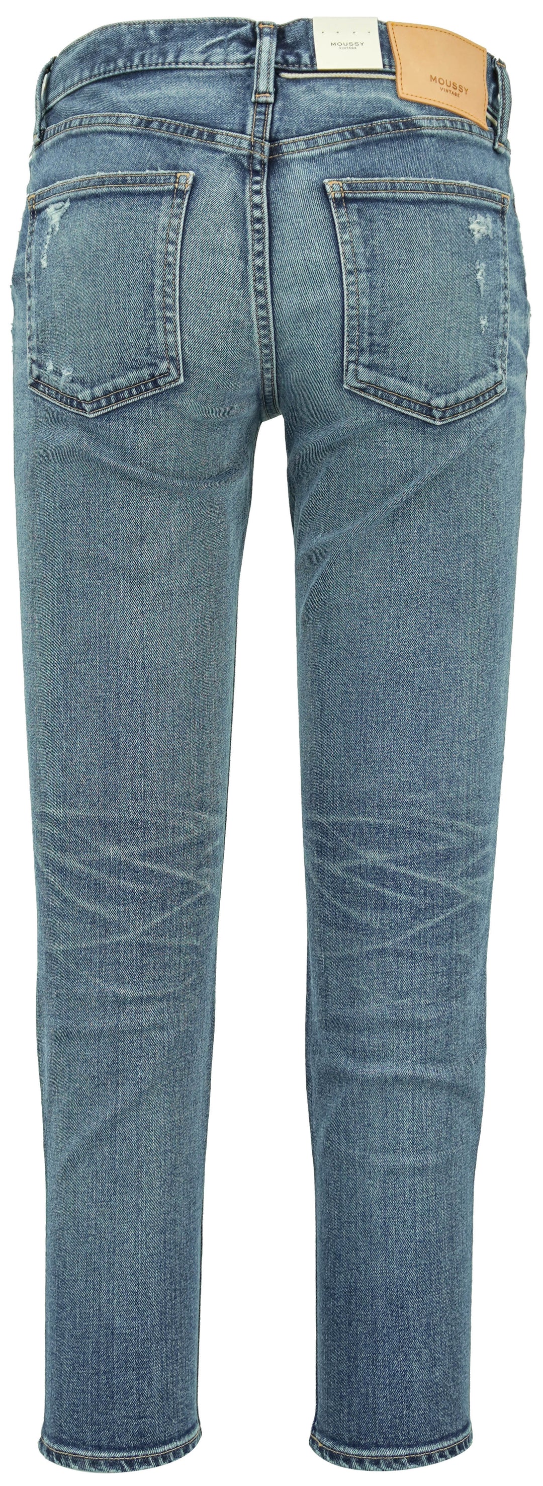 Moussy Vintage Quailtrail Skinny Denim in Light Blue - Discounts on Moussy Vintage at UAL