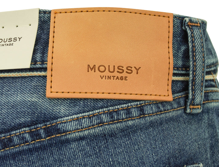 Moussy Vintage Quailtrail Skinny Denim in Light Blue - Discounts on Moussy Vintage at UAL