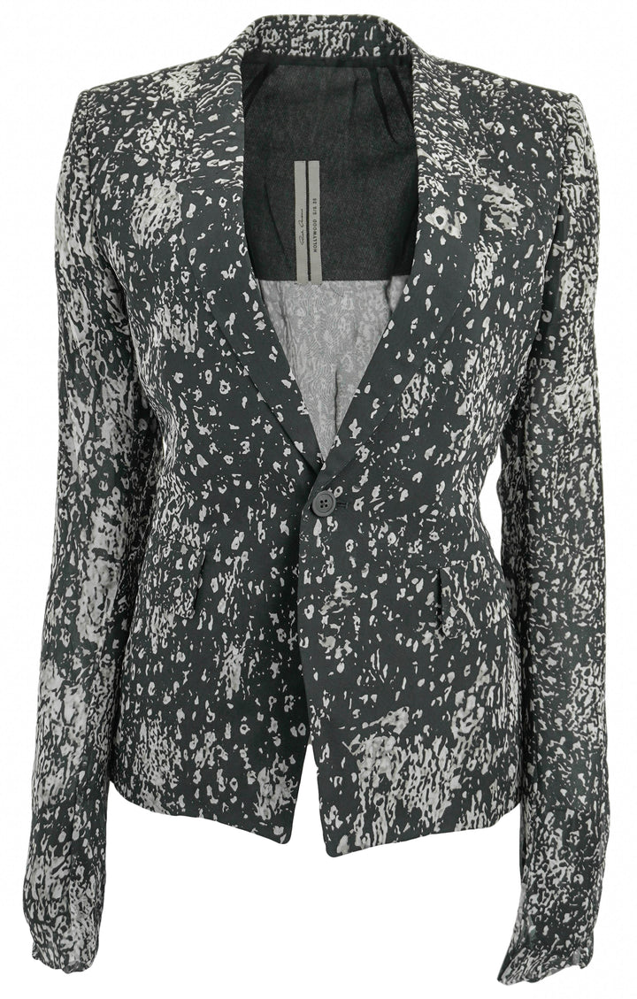 Rick Owens Blazer in Black Pearl